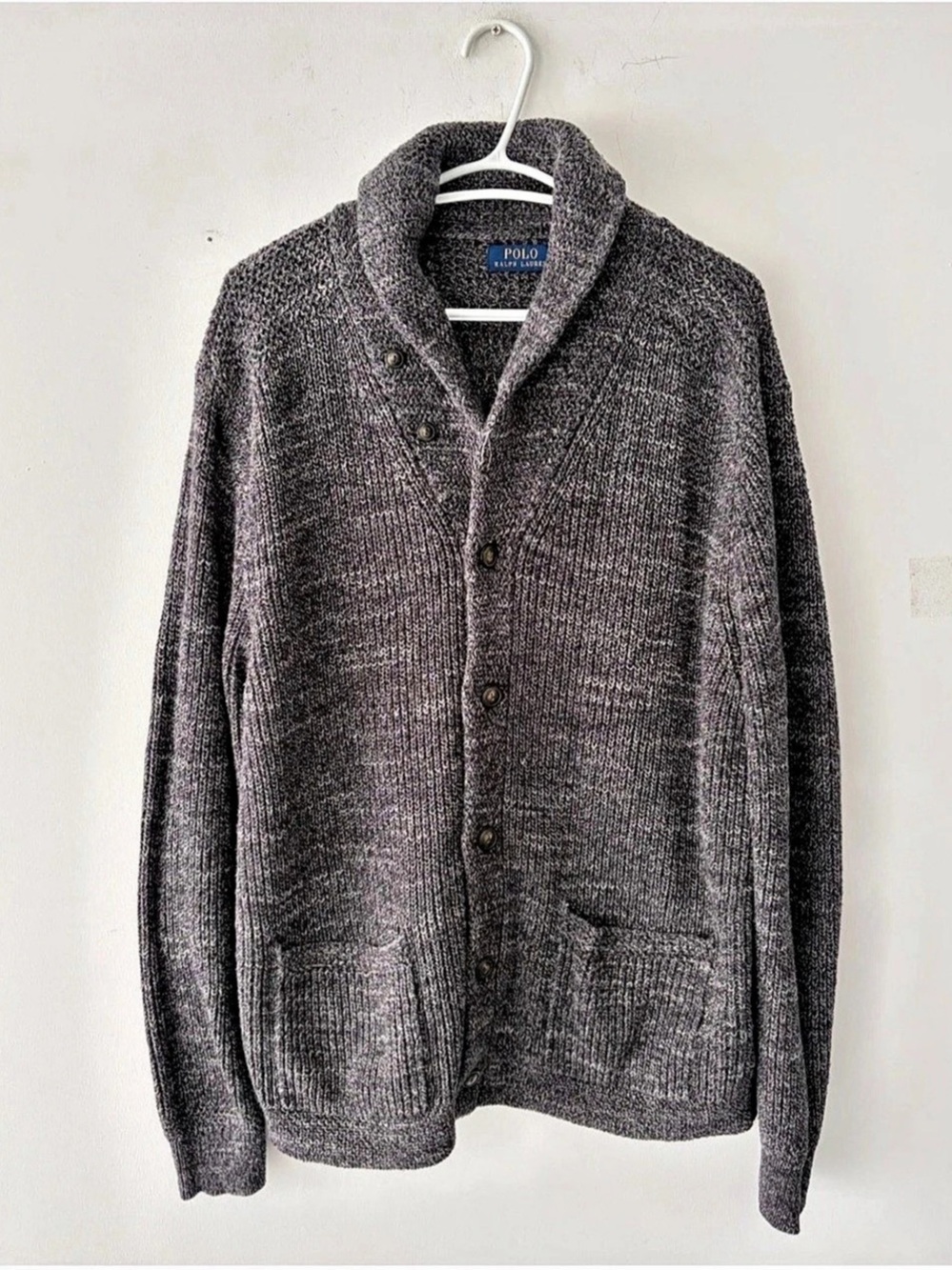 Polo Ralph Lauren Shawl Collar Cardigan Gray XL